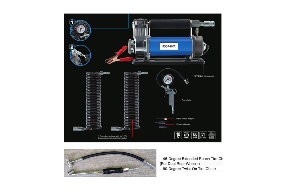 450p-rva portable air compressor